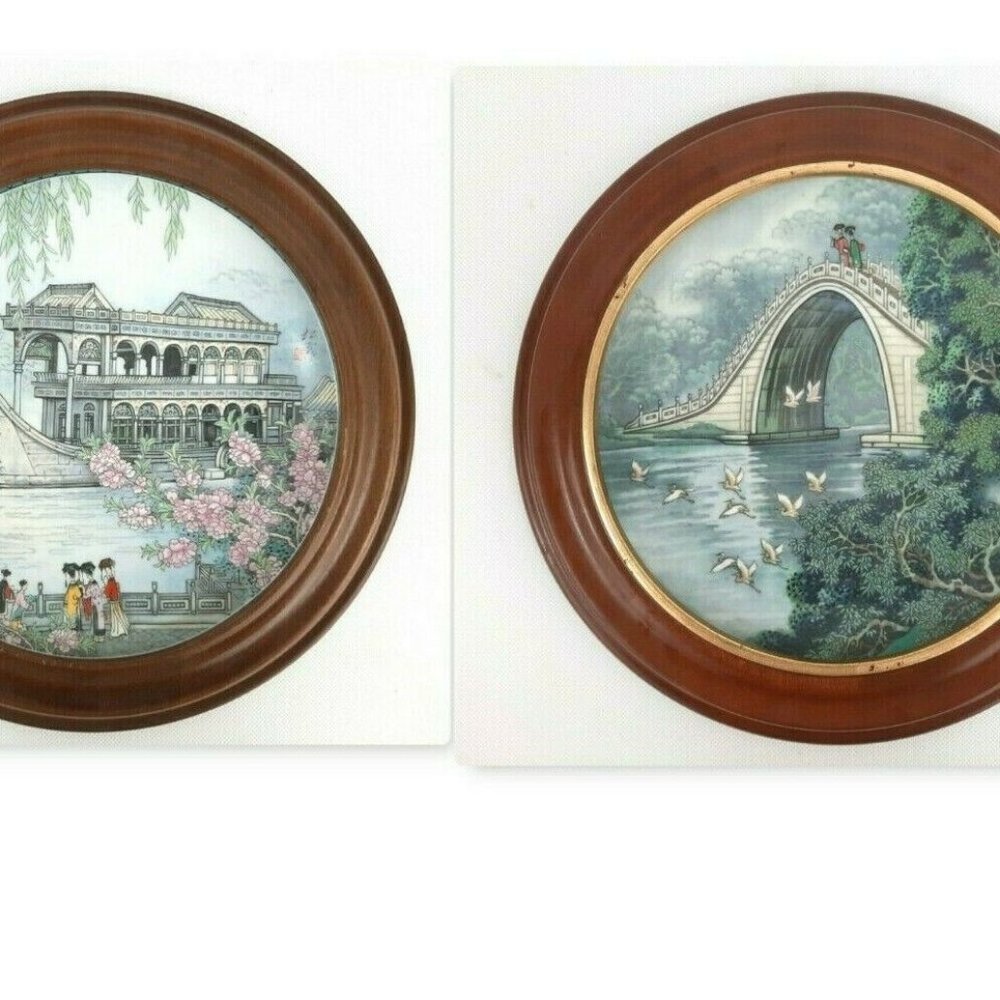 Imperial Jingdezhen Porcelain 1988 Oriental Collector Plates